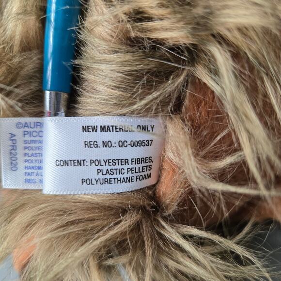 Aurora Fancifur Brown Tan Deer Antlers Long Two Tone Luxurious Faux Fur 2020 - Picture 12 of 12